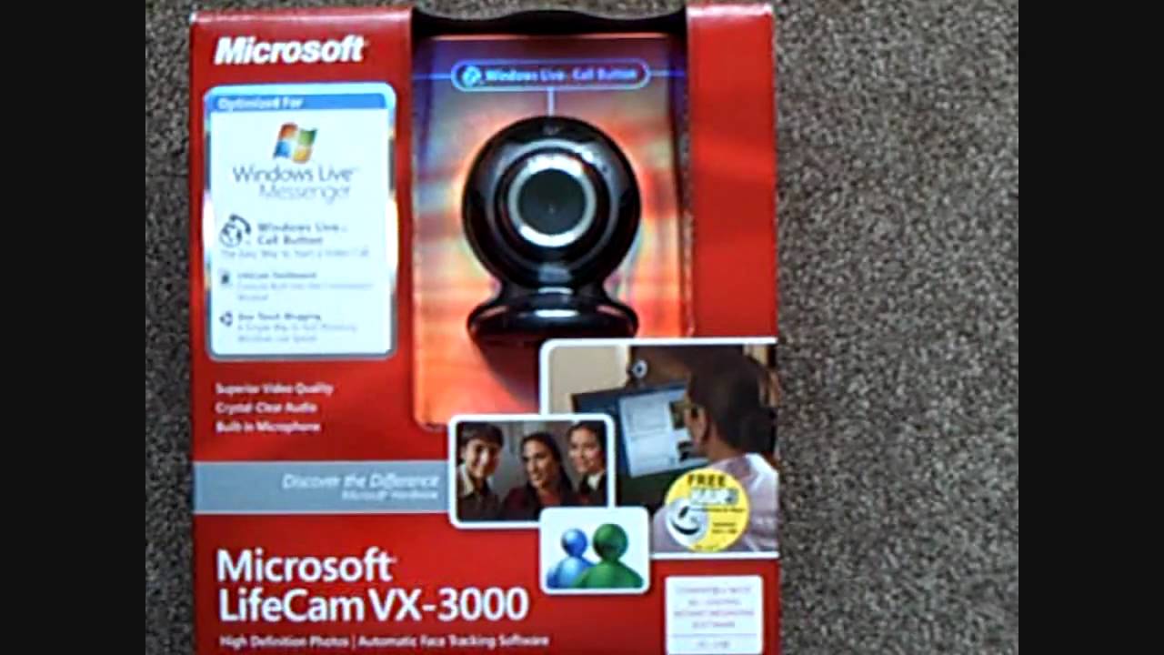 microsoft lifecam vx 3000 driver windows 8